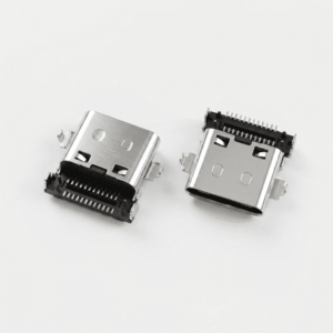 USB 3.2 Gen2 Type-C Receptacle, Mid-Mount SMT (PN: EU24F2B3N11385SR)