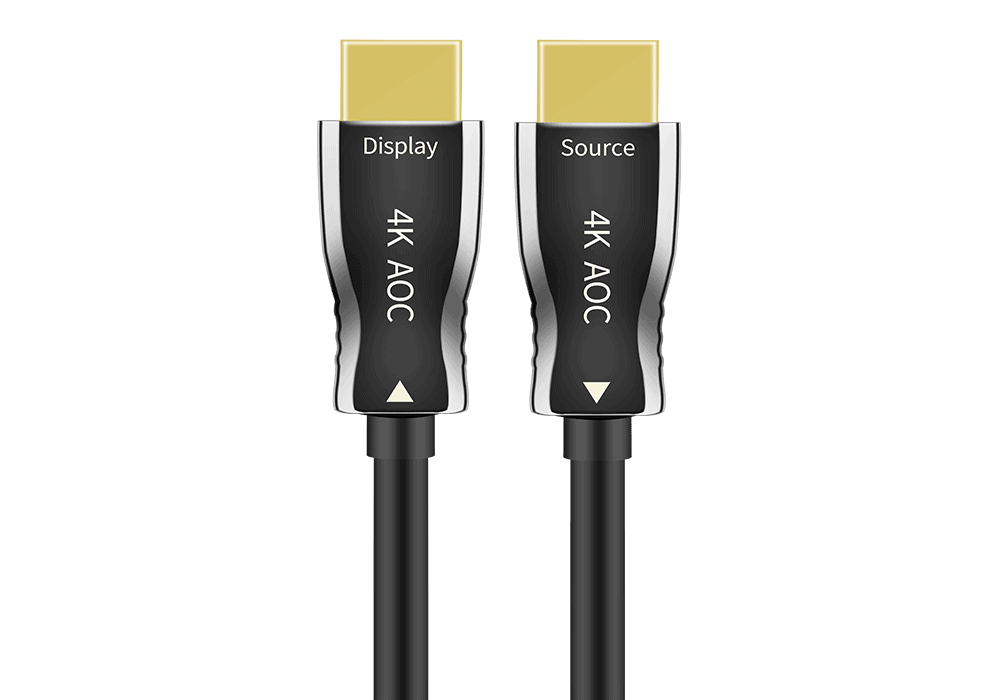 HDMI fiber optic cable product series with multiple cable length options