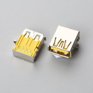 USB 3.0 Type-A Receptacle, Top Mount, Through Hole (PN: EU09F2Y1N12306ST)