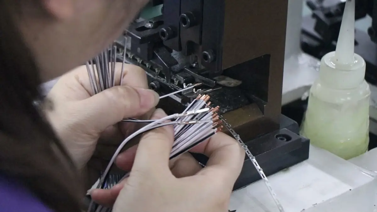 2-in-1 Terminal Crimping Machine & DC5521 Connector Overmolding