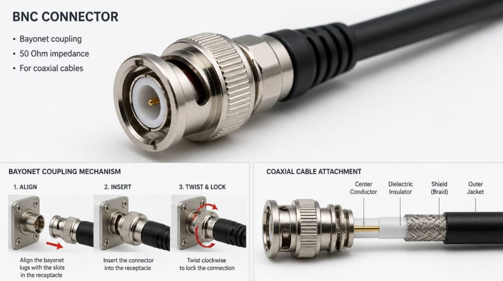 What Is a BNC Connector? FAQ on Types, Uses, and Sourcing