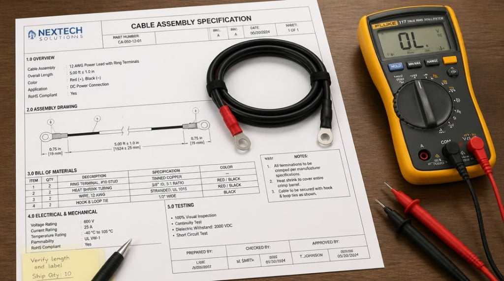 Top 10 Critical Specifications for Cable Assembly & Wiring Harness Quotes