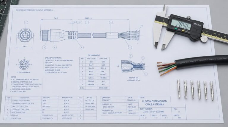 Cable Assembly Specification Checklist for China Sourcing