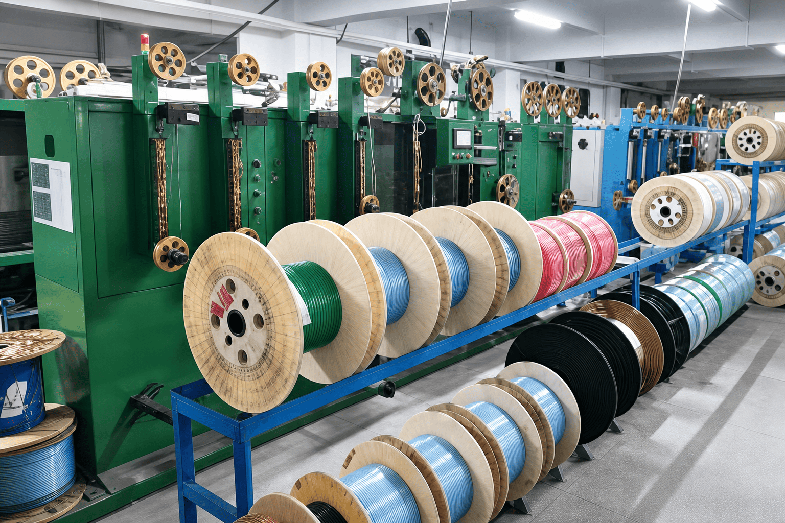 Core wire extrusion equipment for HDMI fiber optic cable production