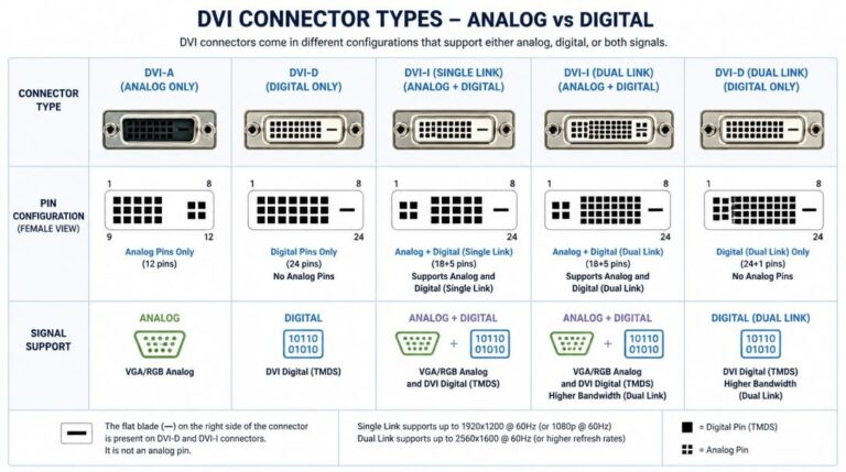 What Is a DVI Connector? Types, Pins, and Uses Explained