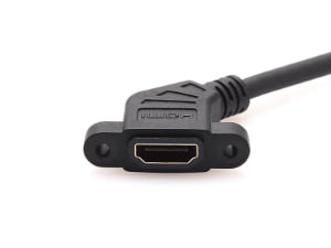 Standard HDMI Type-A Panel Mount Extension Cable Assembly