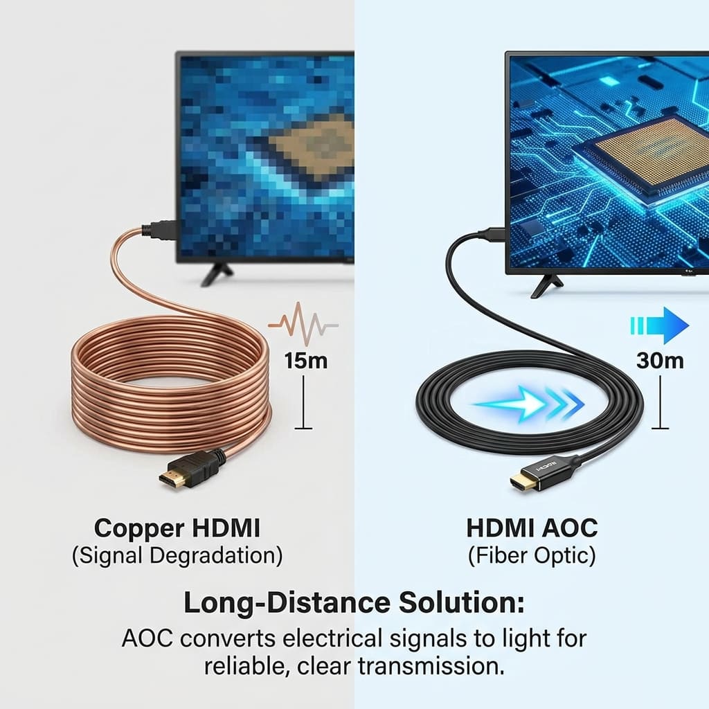 Long Distance HDMI Installation