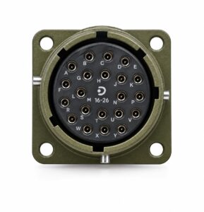 Industrial Product Photo 11 – Military Connector Front View