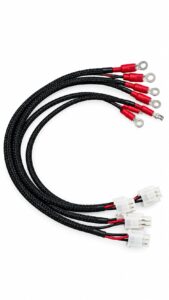 Mini-Fit Jr. 4.2mm 4-Pin to M3.5 Ring Terminal Motherboard Power Cable 22AWG 260mm | EDOM