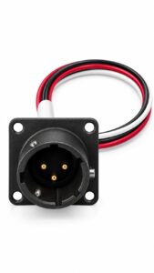 Industrial Product Photo 3 – Panel Mount Connector Front View