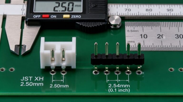 JST Connector Pitch 2.50mm vs 2.54mm: Key Differences