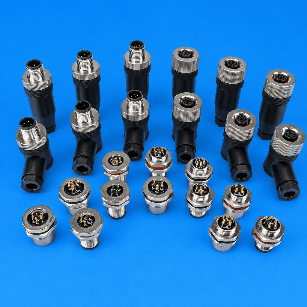 What is a standard M12 circular connector?
