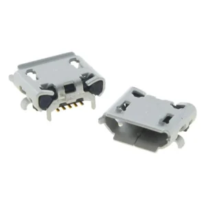 Micro USB 2.0 5-Pin Receptacle, SMT Without Pegs (PN: MUSB05F-78569)