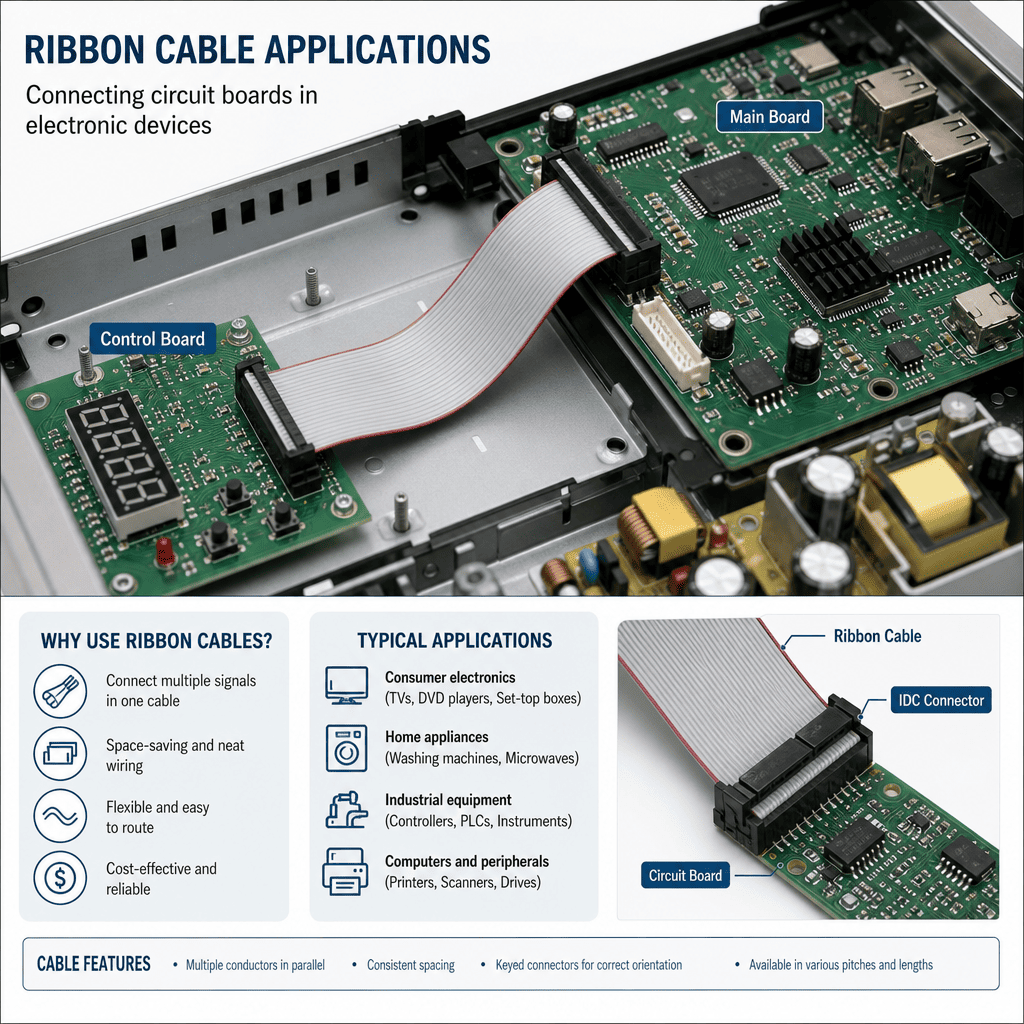 Ribbon cable applications
