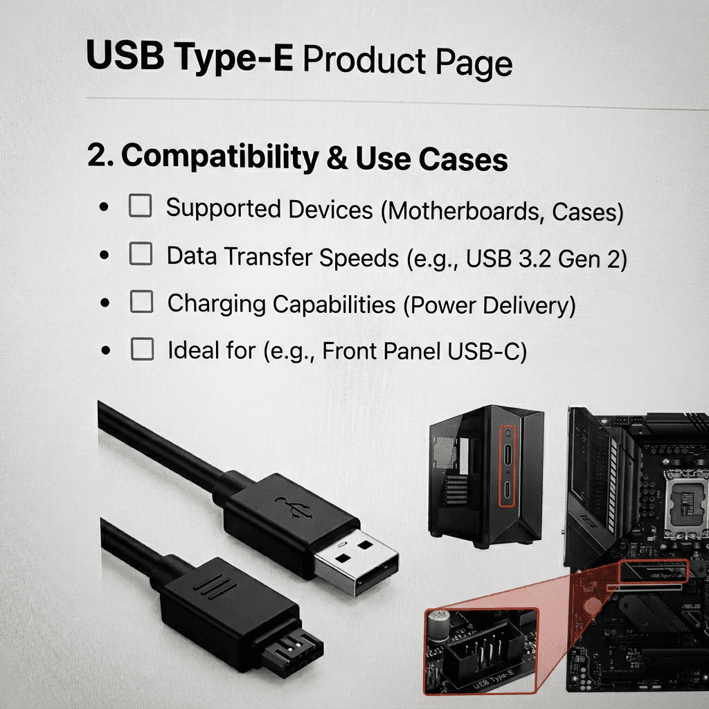 USB Type-E Connection Diagram