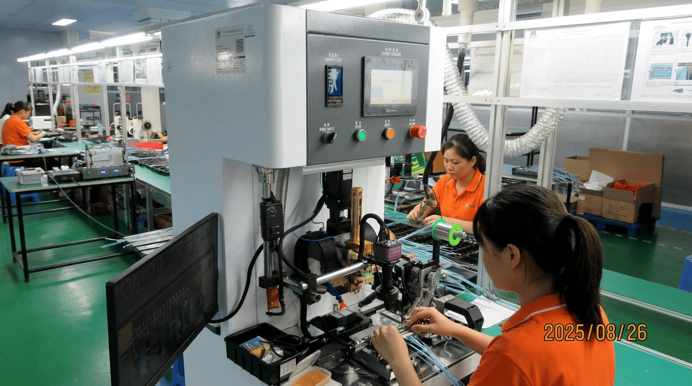 USB cable production line