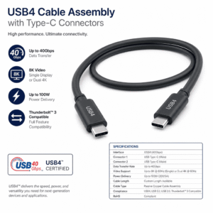 Understanding USB4 Specification: What B2B Buyers Actually Need to Know About Cable Selection?