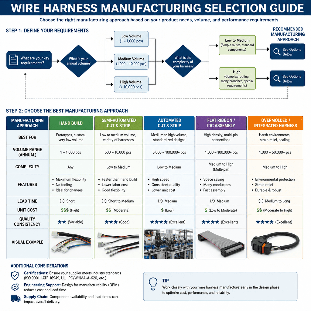 Choosing the right wire harness factory in China Wire Harness Manufacturing Selection