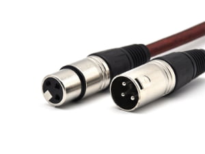 3-Pin XLR Male to Female Microphone and DMX Cable Assembly