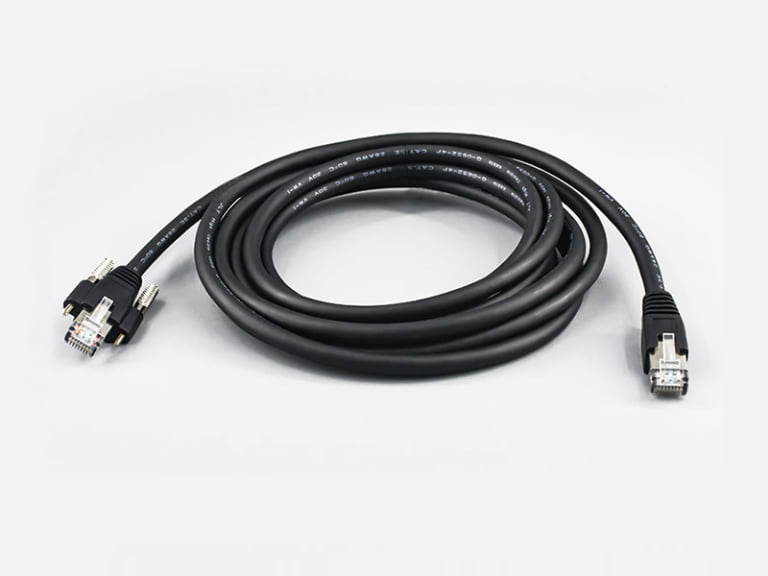 NETWORK LAN PATCH CABLE CAT5E INDUSTRIAL ETHERNET PROFINET RJ45 PLUG SCREW LOCKING