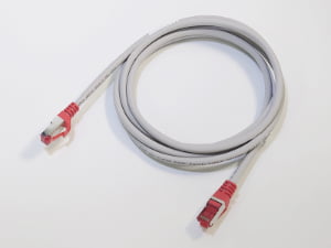 Industrial Cat6A PROFINET RJ45 Shielded Patch Cable Assembly (LSZH, Red)