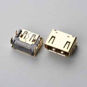 HDMI Type A 19-Pin Female Receptacle SMT Connector