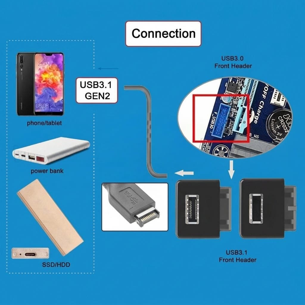 how USB type E work.