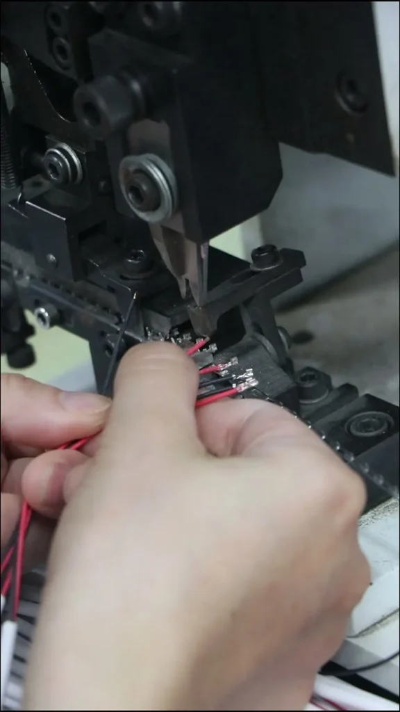 Precision Semi-Automated Terminal Crimping for Custom Wire Assemblies