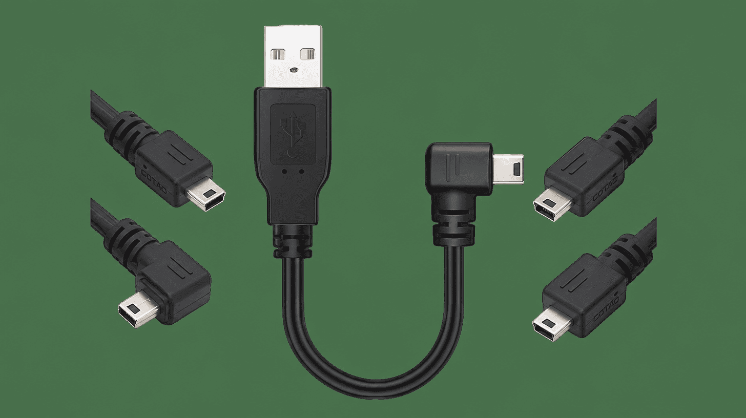 Mini-USB cable for industrial cameras and GPS devices