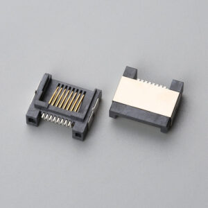 RJ45 8P8C Female Modular Jack Mid-Mount Sinking H4.60 SMT Type | EDOM