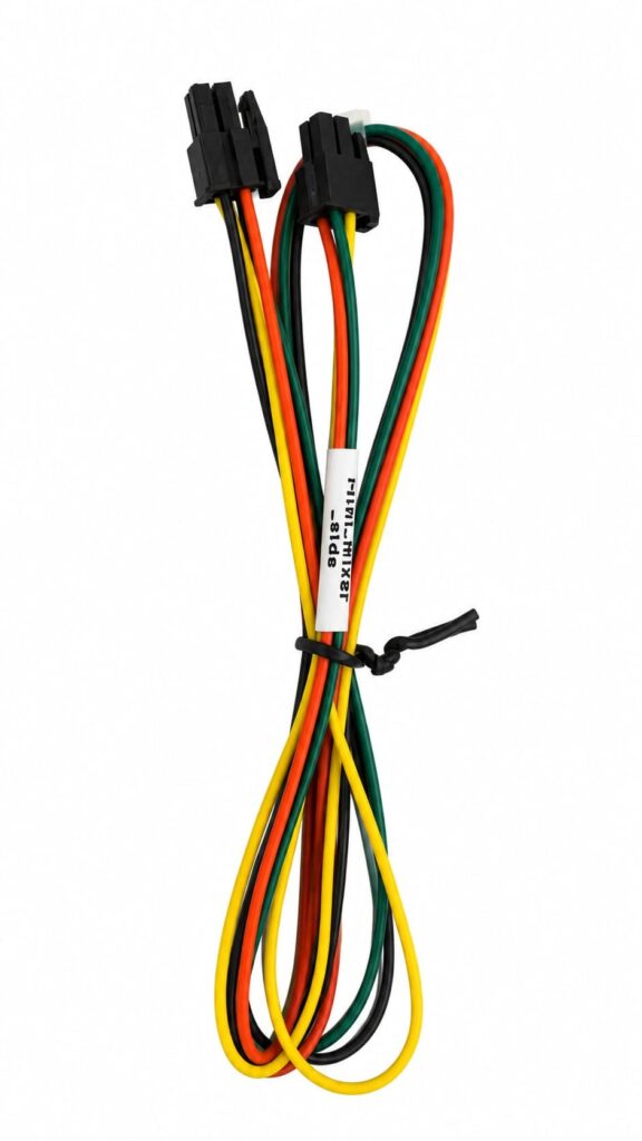 TE 3.0mm Pitch 4-Pin Dual-Row Micro MATE-N-LOK Magnetic Sensor Wire Harness 550mm | EDOM