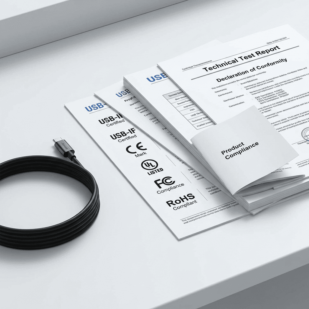 USB-C compliance certification documents